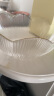 摩登主妇玻璃水果盘客厅家用点心盘高颜值欧式透明甜品碗沙拉盘 8英寸描金花语碗 晒单实拍图