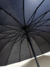 收米（ShouMi）雨伞长柄自动男大号暴雨专用抗风结实超大长柄双三人伞女晴雨 16骨自动黑色 实拍图