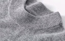 恒源祥童装纯羊绒衫毛衣中大童男童女童儿童套头纯色秋冬新款 藏青（低领） 150 晒单实拍图