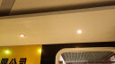 简旭 led射灯嵌入式筒灯开孔天花灯家用商用店铺展厅可调角度牛眼灯 7W暖光（开孔8.5-9.5CM） 实拍图