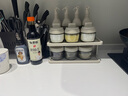 onlycook 厨房调味罐油壶组合套装调味盒置物架玻璃瓶罐盐罐子 10件套装 实拍图