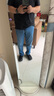 Calvin KleinJeans四季款男士休闲通勤简约ck合体版微弹洗水牛仔裤J325694 1AA-牛仔浅蓝 31 实拍图