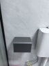 尚美德卫生间置物架免打孔太空铝毛巾架厕所挂件浴室置物架极简灰四件套 实拍图