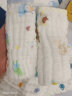 洁丽雅（Grace）A类纯棉6层纱布口水巾3条装婴幼儿小毛巾方巾宝宝精梳棉手绢手帕 晒单实拍图
