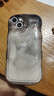 威恺 适用苹果14promax手机壳iphone保护套全包防摔男女款创意保护壳气垫黑灰水墨晕染 iPhone 13 实拍图