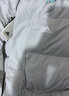adidas 拒水防泼防风保暖鸭绒羽绒服面包服男女同款阿迪达斯官方   银灰色   L 实拍图