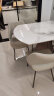 全慕（QUANMU）设计师餐椅简约意式复古靠背椅家用现代休闲主人椅高端轻奢餐桌椅 W-156餐椅*1【2张起拍】 晒单实拍图