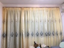 雅汇林简约新款定制窗帘欧式遮光客厅卧室成品提花绣花布成品落地窗纱 浮生若梦-粉色 （挂钩式）宽4米x高2.7米 1片 实拍图