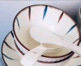 贺川屋日式餐具碗碟套装家用釉下彩陶瓷碗盘套装18头碗筷套装 优雅线条 晒单实拍图