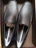 沙驰（SATCHI）男鞋  男士皮鞋休闲商务皮鞋一脚蹬皮鞋男  75962001Z 黑色 39 实拍图