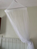 合武吊顶蚊帐特加密圆顶公主宫廷落地帐纱家用1.5米床宿舍上铺免安装 白色16眼特加密网孔 其它 实拍图