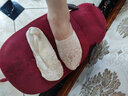 莫代尔5双船袜女夏季浅口蕾丝隐形袜舒适透气袜子女短袜硅胶防滑不掉跟 肤3黑2【升级款，绝不掉跟】 5双 实拍图