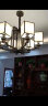 佐灯奴新中式吊灯中国风客厅灯卧室餐厅灯复式楼古典中式灯具广东中山 6头+LED灯泡 实拍图