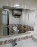 乾箭（QIANJIAN） 圆角弧度烤漆镜柜浴室柜组合简约卫生间镜子带置物架柜挂墙式 90厘米不带灯 实拍图