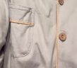 红豆睡衣女纯棉长袖套装全棉家居服纯色翻领开衫情侣睡衣 梦幻紫170 实拍图