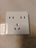 公牛（BULL）明装插座超薄大板开关插座面板五孔带开关明线G59白色多孔免打孔 明装七孔 插座 实拍图