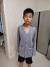 歌舒美男士睡衣男薄款棉质春秋长袖2024新款家居服可外穿休闲套装 1KZY839-51 L码(100-120斤 ) 实拍图