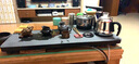 石匠同丰整套乌金石茶盘紫砂茶具套装 全自动电热水壶功夫茶台 茶杯茶壶 拾心-304不锈钢套装 80*40*3cm 实拍图