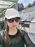 CHALL KITTY偏光太阳镜韩版街拍防紫外线女士墨镜开车骑行防强光太阳眼镜女 酒红渐变-品牌礼盒装高档高级感 实拍图