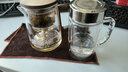 辰功玻璃飘逸杯泡茶壶茶水分离一键按压过滤飘逸壶冲茶器胡桃木茶水壶 胡桃木飘逸杯 550ml 实拍图
