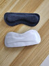 KuanVei3双装脚后跟贴牛皮防磨脚贴加厚高跟鞋防磨脚水泡半码垫皮鞋跟贴 3双装反绒牛皮贴-黑色 实拍图