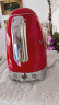 SMEG斯麦格 意大利复古电热水壶不锈钢1.7L 烧水壶保温 恒温电水壶KLF04 魅惑红 1.7L （预订4月中下旬发货） 实拍图