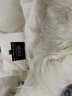 雪中飞秋冬新款百搭狐狸毛领廓形保暖鸭绒女士羽绒服长款连帽时尚大气 白色 M 165/88A 实拍图