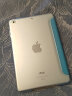 酷乐锋 适用于 苹果iPad MINI2/3保护套 蚕丝纹皮套 休眠唤醒/三折支架皮套 iPad迷你2/3 7.9英寸-黑色 实拍图