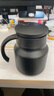 JRINKTEEA高档316不锈钢迷你泡茶保温壶茶水分离焖茶壶闷泡壶小容量咖啡壶 乌金黑 800ml 实拍图