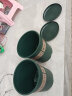 【落花啼春】加厚树脂花盆 加仑盆 控根盆 环保树脂塑料花盆加厚绿萝多肉阳台创意仿陶瓷加仑盆高体加仑盆 5加仑军绿 配套托盘 实拍图