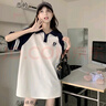 恋的夏季女生短袖T恤女衣服夏天宽松学生高中生初中生上衣新款POLO衫 潮流韩版图片色 均码 实拍图