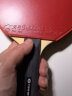 红双喜天弓5反胶套胶涩性乒乓球拍胶皮反手TA5 红色硬35厚2.0 实拍图