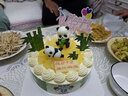味多美 蛋糕生鲜 水果儿童奶油生日蛋糕 北京同城配送  熊猫乐园蛋糕 20cm 提拉米苏坯 实拍图