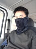 潮人心（CHAO REN XIN）冬季防寒面罩护脸口罩脖套冬天摩托电动车保暖男女士户外骑行装备 黑色一个 实拍图