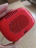 小度 智能蓝牙音箱随身版 小巧蓝牙便携音响导航播报器便携式户外广播相声mini迷你小杜收音机语音助手 【升级款】灵动版 红色 官方标配 实拍图