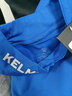 卡尔美（KELME）运动弹力紧身衣男加绒加厚保暖高领健身服足球打底衫男童 彩蓝 L/175 实拍图