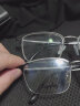 目戲防蓝光辐射眼镜轻商务近视眼镜男轻电脑眼镜黑金含无度数防蓝光片 实拍图