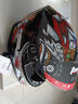 坦克摩托车头盔T127全盔国潮安全帽3C机车双镜片电动车防风男女 黑色醒狮【透明镜片+镀银镜片+头套+尾翼】 XXL（适合头围58-59cm） 实拍图