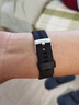 迈乐丰适用华为B7丨B6手环表带B5B3真皮时尚钢制金属商务氟橡胶防水运动替换腕带 B5手环表带【橡胶韵律黑】 实拍图