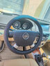 别克方向盘套真皮GL8微蓝6威朗昂科威君越君威世纪E5车把套超薄款 圆形超薄款【双色线】带车标 实拍图