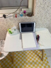 文归 电脑桌书桌台式家用简约桌子学习桌卧室简易小型学生写字桌 松木腿-暖白色 60x40x72cm 实拍图