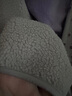 MUJI女式  长毛抓绒 夹克 短款外套女  简约风 BB2NSA3A 浅灰色 XL(165/92A) 实拍图