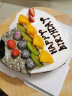 芙瑞多 生日蛋糕当日送达新鲜水果巧克力双层祝寿订做网红蛋糕当天送到 爱心生日蛋糕 8寸 实拍图