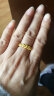 吉盟黄金戒指女桔梗花朵指环999足金结婚求婚戒指活口送妈妈新年礼物 桔梗花戒指 金重约3.36g 实拍图