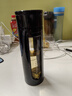 富光玻璃杯塑玻杯子商务泡茶杯双层茶水分离提环便携防烫车载办公水杯 凯泽黑色520ml 实拍图