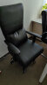 利沃诺老板椅办公椅可躺电脑椅人体工学椅子舒适家用午休椅 【真皮】黑色 实拍图