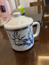 拓登峰搪瓷泡茶杯喝水杯子老式大茶缸子不锈钢包边珐琅搪瓷杯可加热奶杯茶杯古典古风梅花竹子菊花 傲雪梅 淡泊菊 口内径10cm【800ml】 实拍图