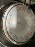 松发瓷器花香随行碗碟套装家用中式简约清新陶瓷餐具碗盘吃饭筷子勺子组合 花香随行12英寸鱼盘 实拍图