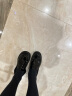 Clarks其乐奥芮系列女鞋新品厚底英伦一脚蹬舒适圆头方跟乐福鞋单鞋 黑色（漆皮-加宽楦） 261747875 39.5 晒单实拍图