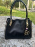 金狐狸（FOXER）包包女士头层牛皮手提包2024新款欧美时尚大容量托特包单肩斜挎包 黑色 实拍图